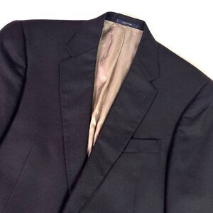 Hart Schaffner Marx Loro Piana Cashmere Blazer Black Mens 42L  Gold Trumpeter